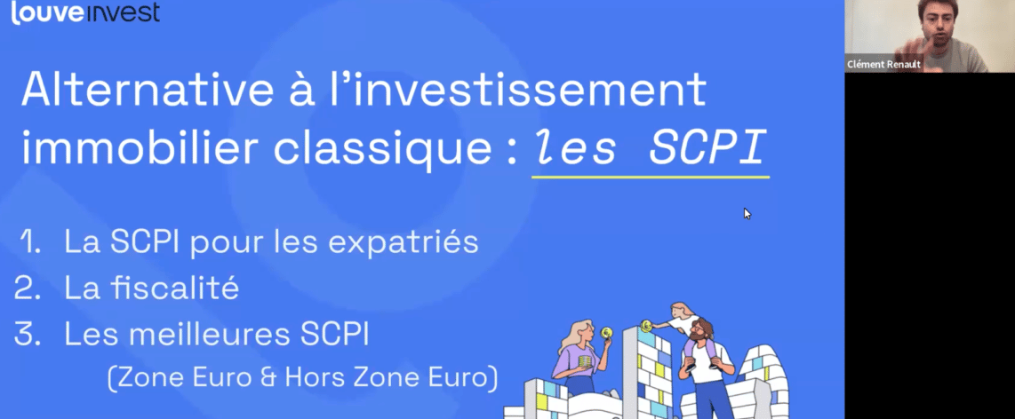 webinaire investir en SCPI depuis l'étranger